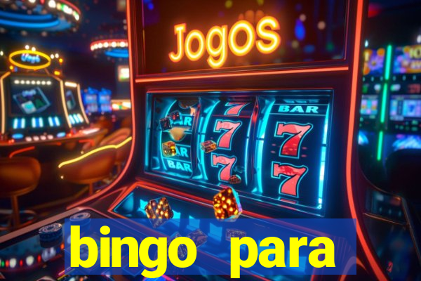 bingo para despedida de solteira para imprimir